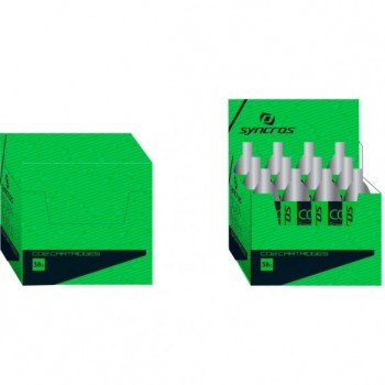 Cartucho Co2 38g Threaded Cardridge 12pc Pak Silver