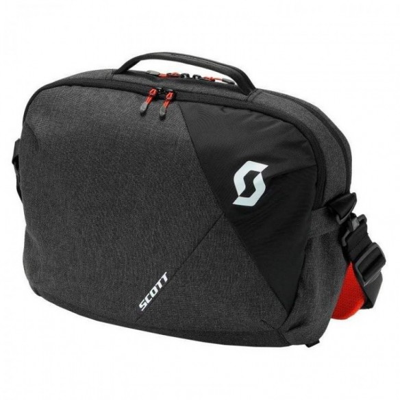 Bolsa Messenger 18 Dark Grey/Red Clay