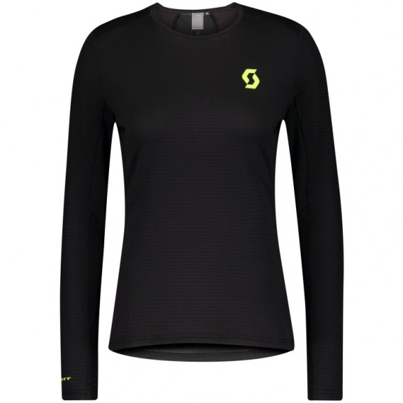 Camiseta Ws RC Run L/SL Black/Yellow Scott
