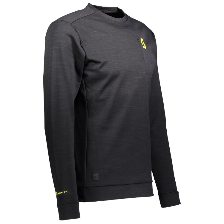 Sudadera Crewneck Ms defined Black/Sulphur Yellow