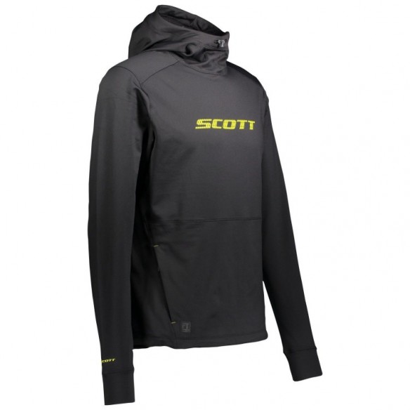 Sudadera Pullover Ms defined Black/Sulphur Yellow