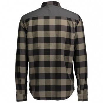 Camiseta Ms Check Ft L/SL Dust Beige/Dark Grey 2