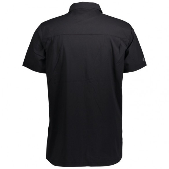 Camiseta Ms Button Ft S/SL Black/Grey