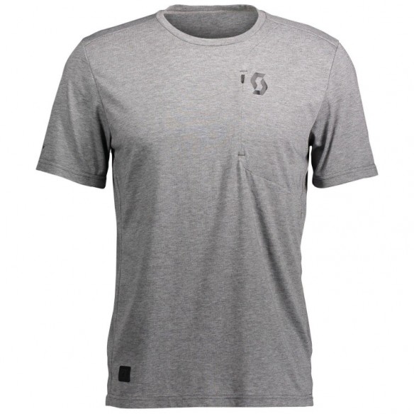 Camiseta Ms Dri Ft S/SL Grey Melange