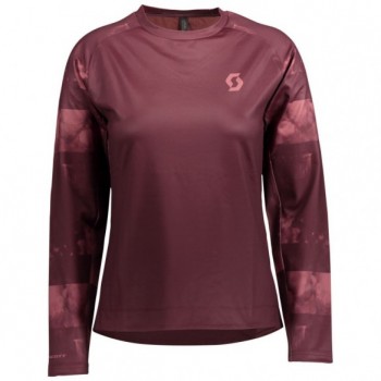 Maillot Ws Trail Storm L/SL Amaranth Red/Ochre Red
