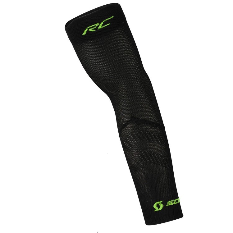 Manguitos RC Compression Black/Safety Yellow Scott