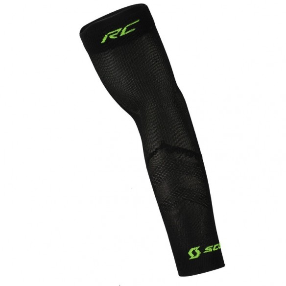 Manguitos RC Compression Black/Safety Yellow Scott