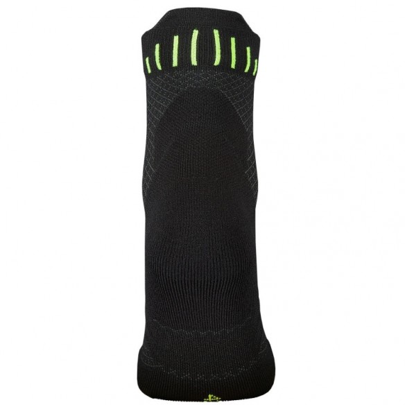 Calcetín RC Running Quarter Black/Safety Yellow Scott