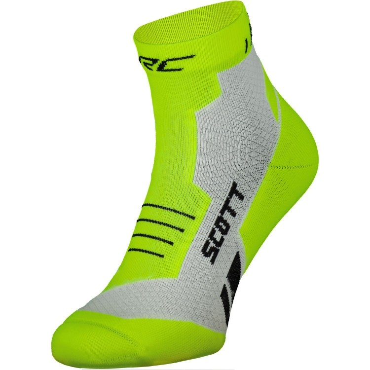 Calcetín RC Running Quarter Safety Yellow/White Scott