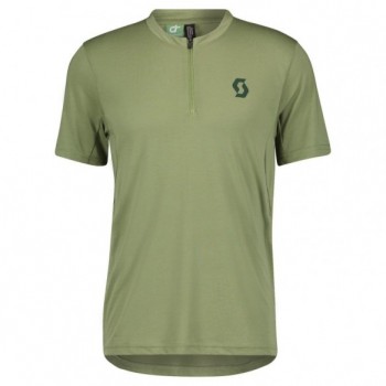 Maillot Ms Trail Flow Dri Zip Ss Frost Green