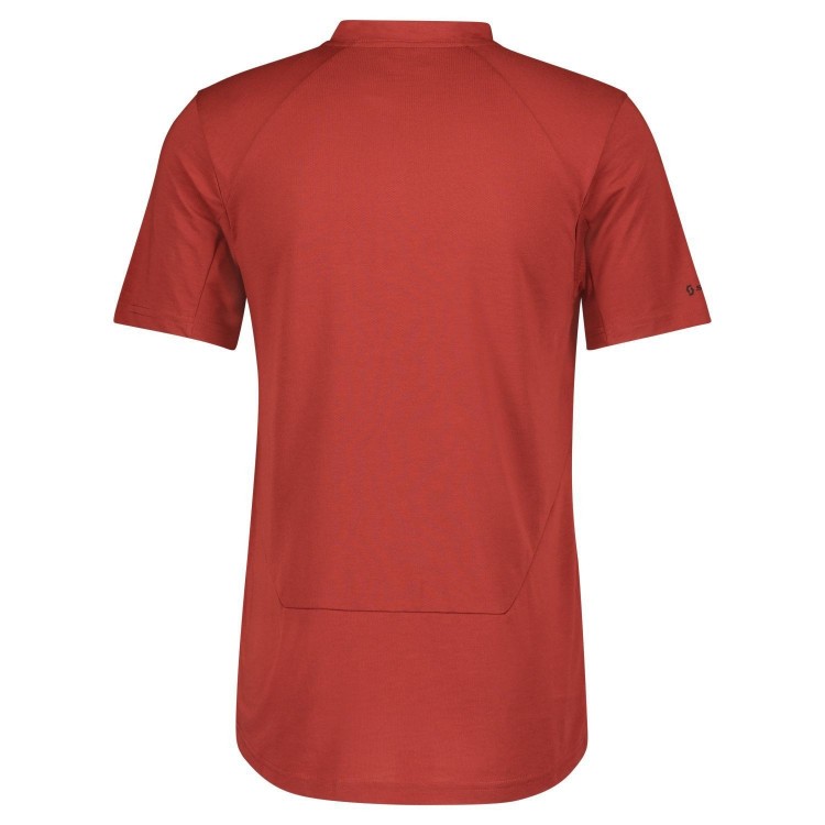 Maillot Ms Trail Flow Dri Zip Ss Tuscan Red