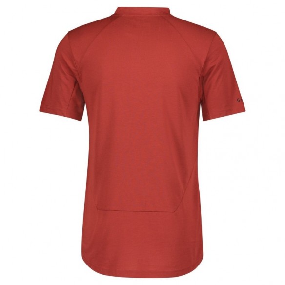 Maillot Ms Trail Flow Dri Zip Ss Tuscan Red