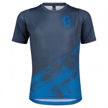 Maillot Jr Trail 10 Ss Storm Blue/Midnight Blue