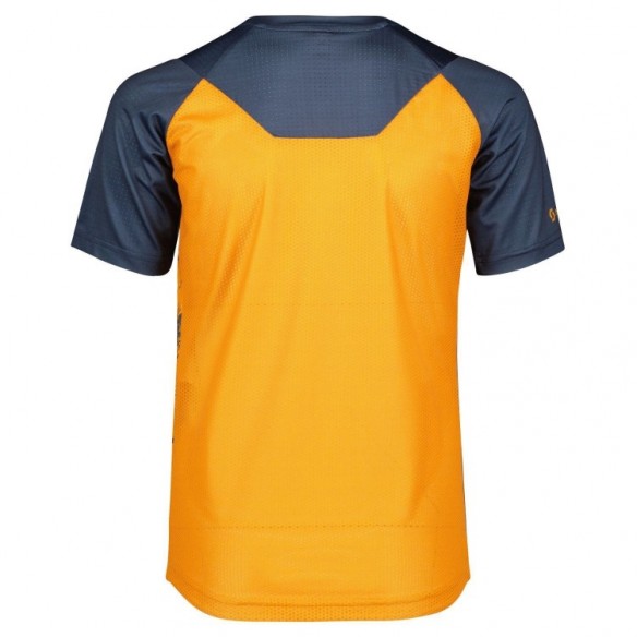 Maillot Jr Trail 10 Ss Copper Orange/Midnight Blue