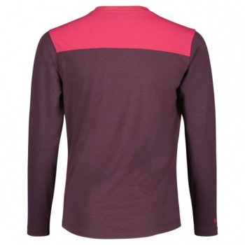 Maillot Jr Trail 20 Dri Ls Carmine Pink/Dark Purple 2