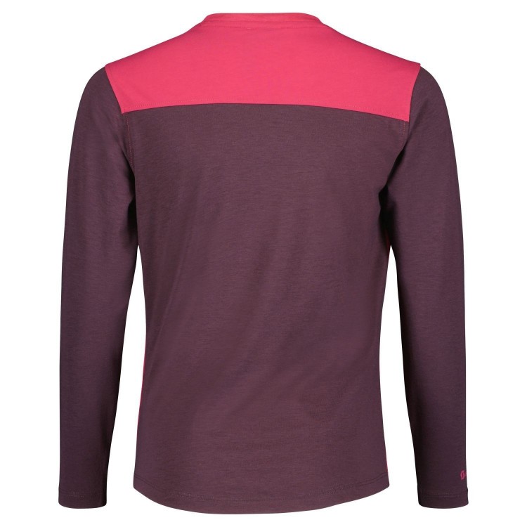 Maillot Jr Trail 20 Dri Ls Carmine Pink/Dark...