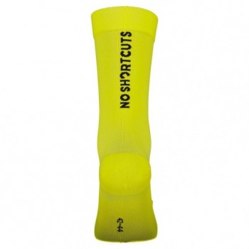 Calcetín Performance No Shortcuts Crew Sulphur Yellow/Black 2