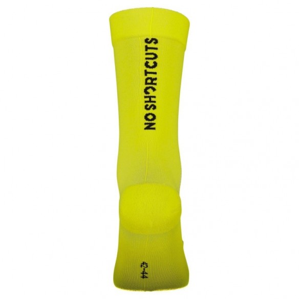 Calcetín Performance No Shortcuts Crew Sulphur Yellow/Black