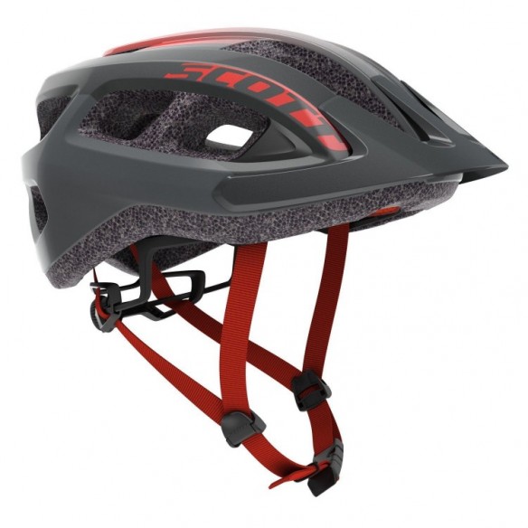 Casco SCOTT Supra Grey/Red Fade