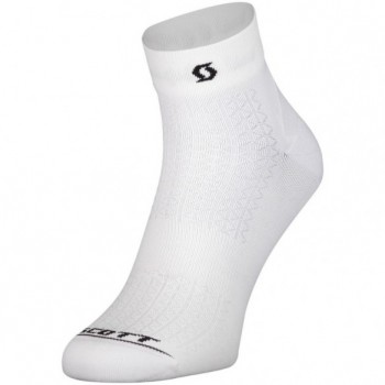 Calcetín Performance Quarter White/Black