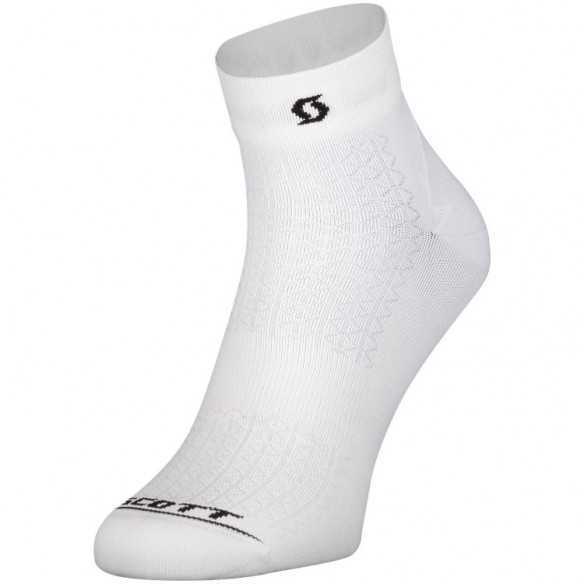 Calcetín Performance Quarter White/Black