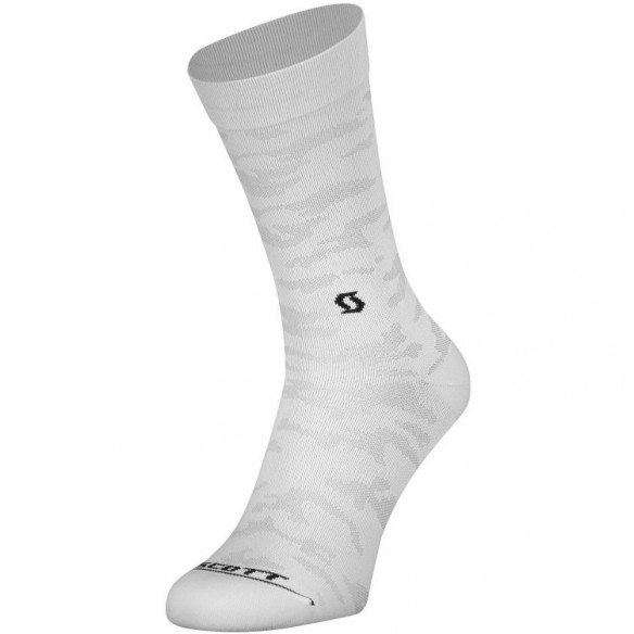 Calcetín Trail Camo Crew White/Black