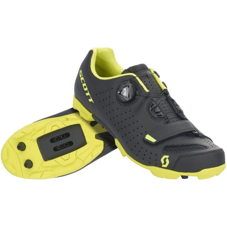 Zapatillas SCOTT MTB Comp Boa Matt Black/Sulphur Yellow