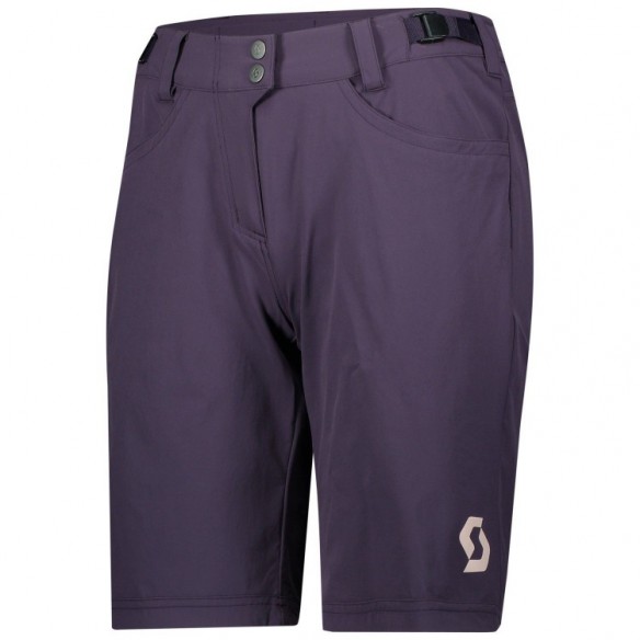 Culotte Ws Trail Flow W/Pad Dark Purple