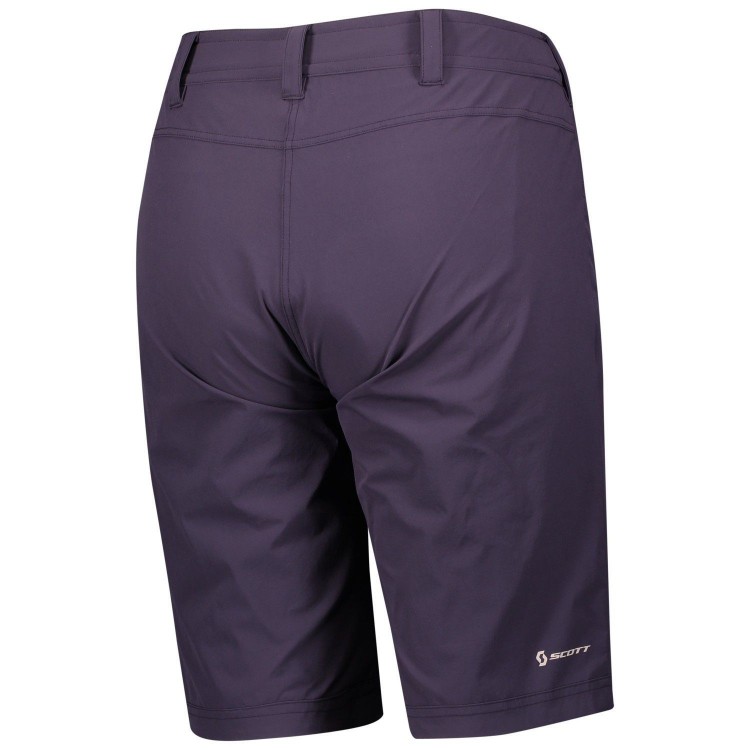 Culotte Ws Trail Flow W/Pad Dark Purple