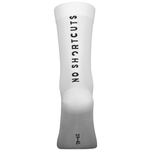 Calcetín Performance No Shortcuts Crew White/Black