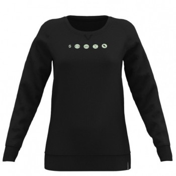 Camiseta Crewneck Ws 10 Casual L/SL Black