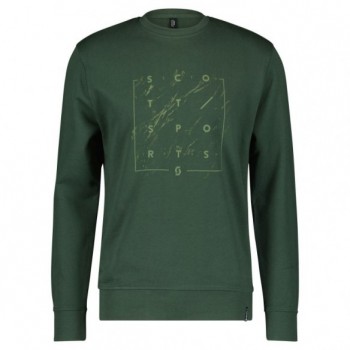 Sudadera Crewneck Ms Casual Ls Smoked Green