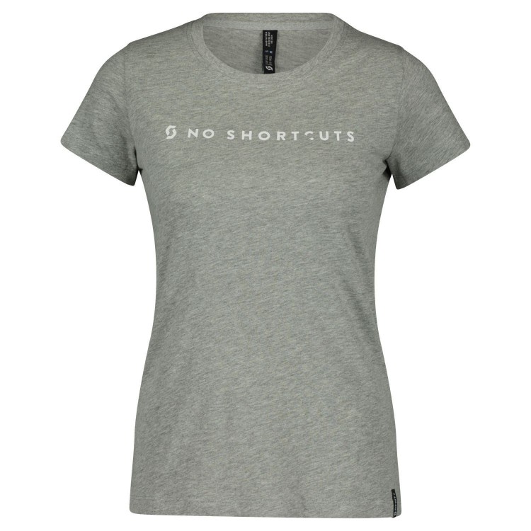 Camiseta Ws No Shortcuts Ss Light Grey Melange