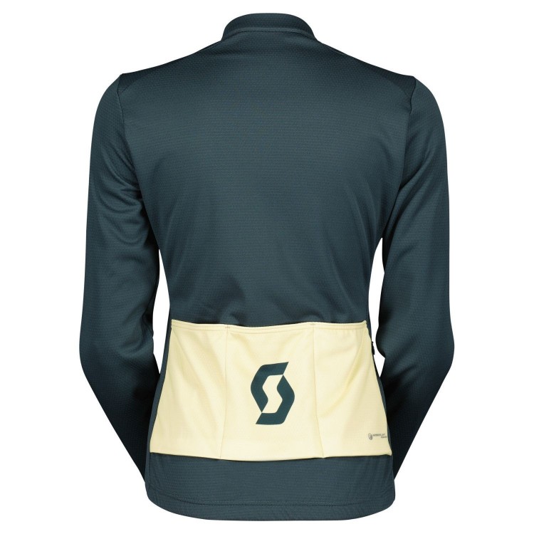 Maillot Ws RC Warm L/S Aruba Green/Pale Yellow