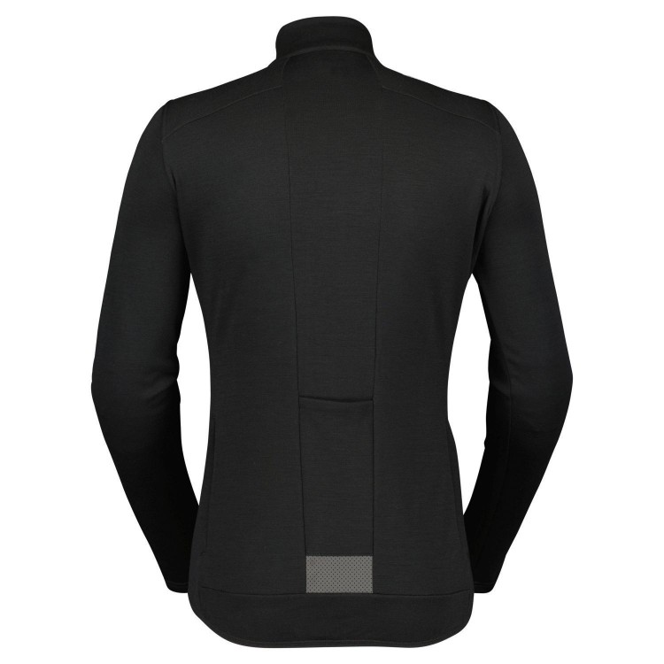 Maillot Ms Gravel Warm Merino Ls Black