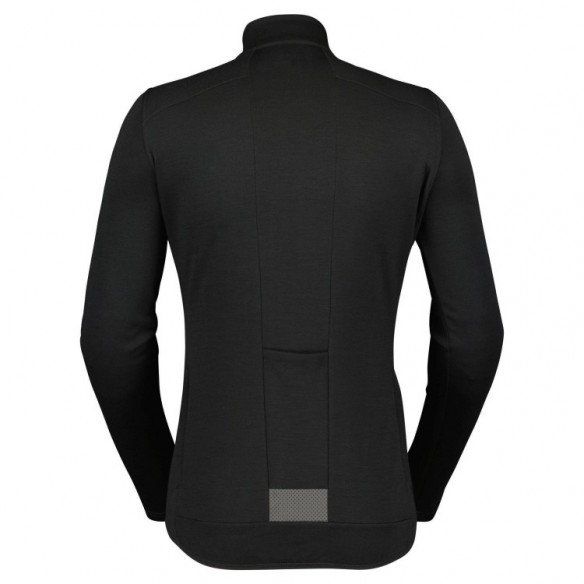 Maillot Ms Gravel Warm Merino Ls Black