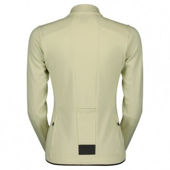 Maillot Ws Gravel Warm Merino Ls Pale Yellow 2