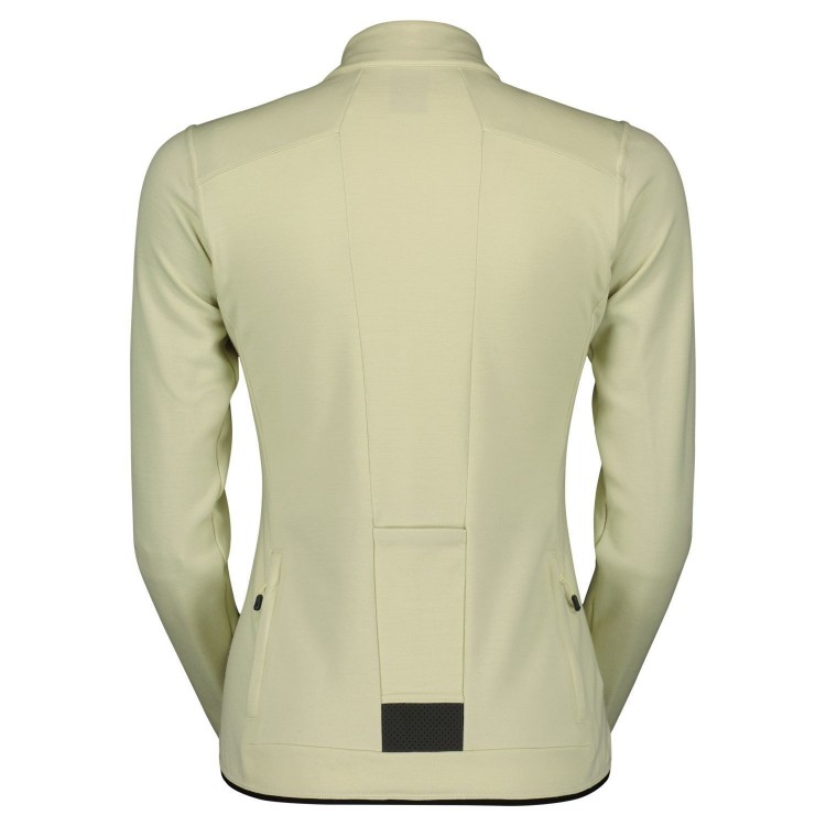 Maillot Ws Gravel Warm Merino Ls Pale Yellow