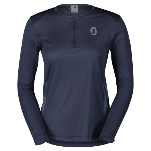Camiseta Ws Endurance Tech Ls Dark Blue/Metal Blue