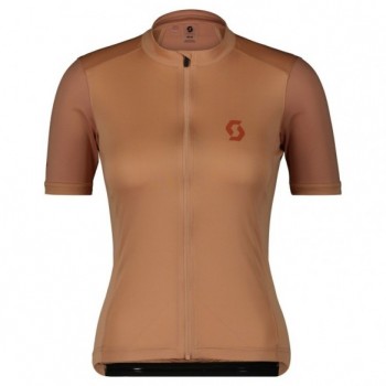 Maillot Ws Endurance 10 S/SL Rose Beige/Braze Orange