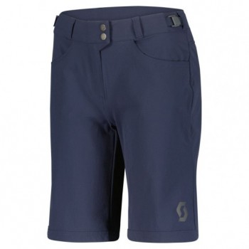 Culotte Ws Trail Flow W/Pad Dark Blue