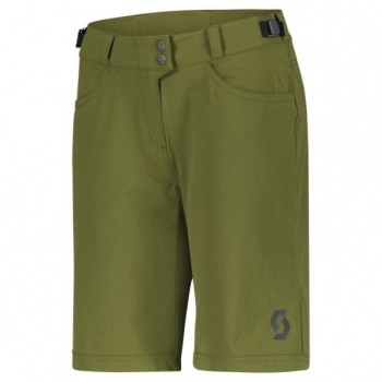 Culotte Ws Trail Flow W/Pad Fir Green