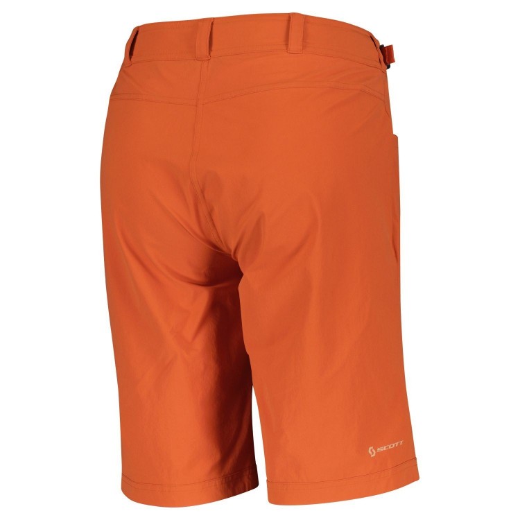 Culotte Ws Trail Flow W/Pad Braze Orange