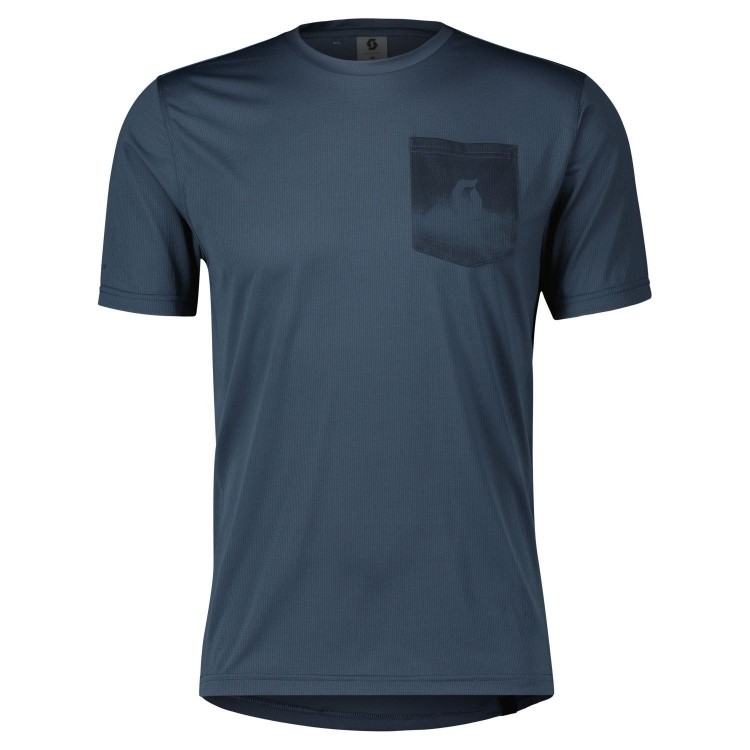 Maillot Ms Gravel 20 Ss Metal Blue/Dark Blue