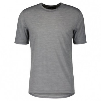 Camiseta Ms Commuter Merino Grey Melange