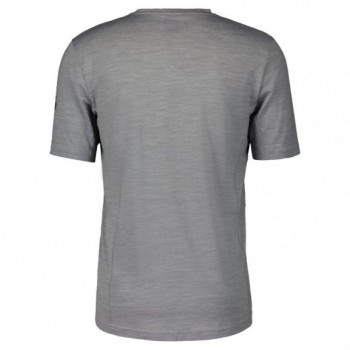 Camiseta Ms Commuter Merino Grey Melange 2