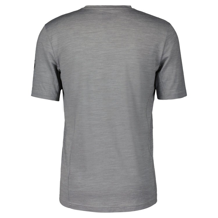 Camiseta Ms Commuter Merino Grey Melange