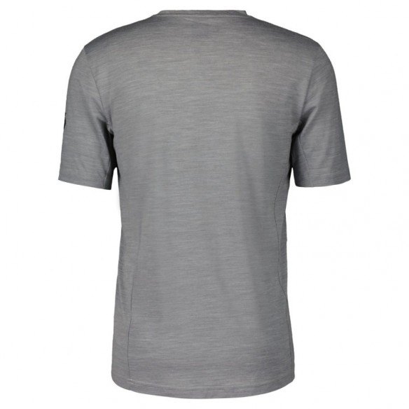 Camiseta Ms Commuter Merino Grey Melange