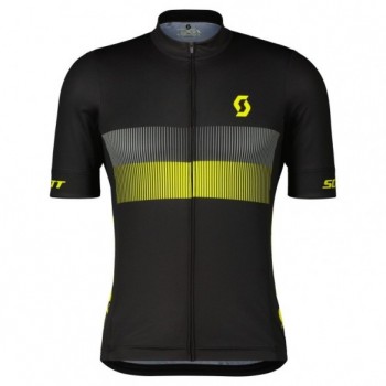 Maillot Ms RC Team 10 Ss Black/Sulphur Yellow