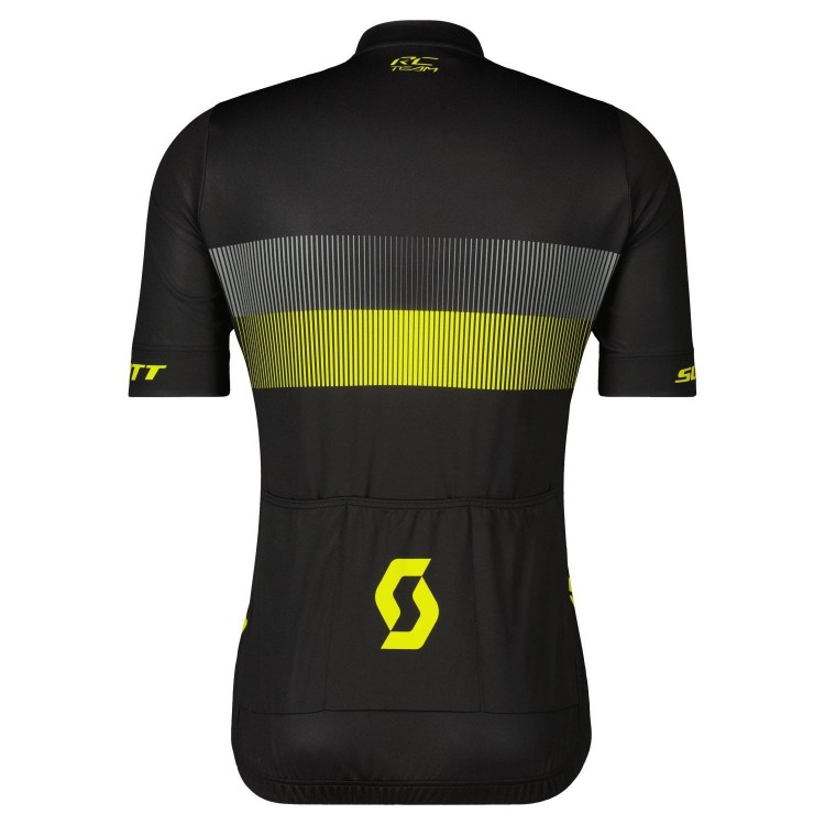 Maillot Ms RC Team 10 Ss Black/Sulphur Yellow